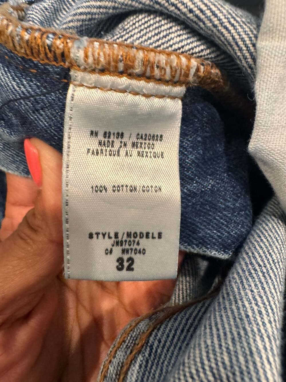 Guess Jeans JN97074 Raw Hem Wide Leg Jeans Size 32 crop ankle inseam 25 - Picture 4 of 4